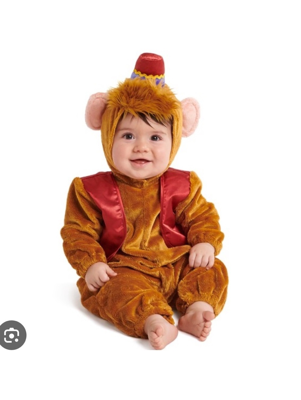 Disney Aladdin Abu Monkey Baby Costume 6-12 Months Halloween